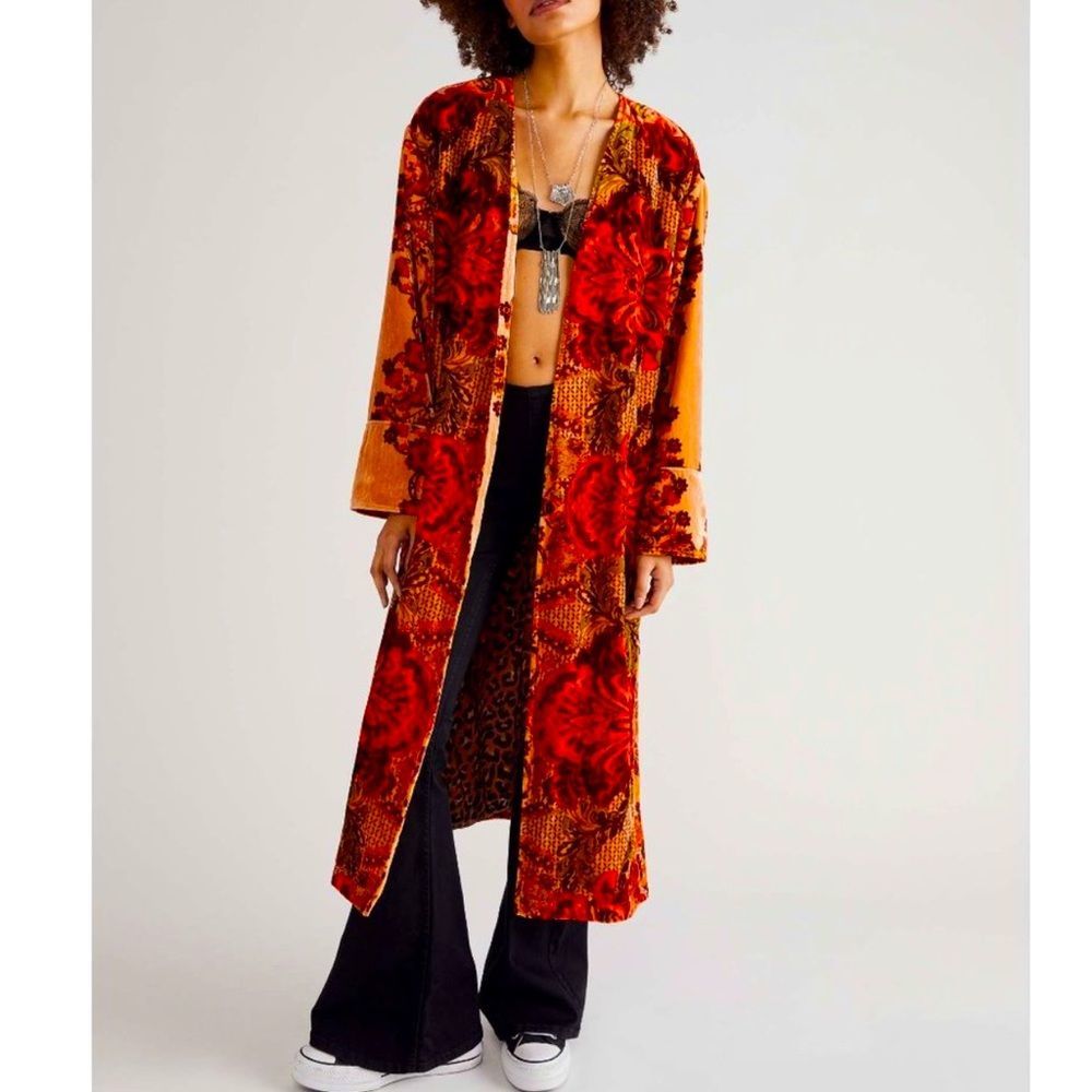 NWTGS Free People Mirabella Maxi Duster Kimono Jacket / Coat